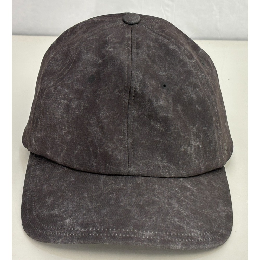 Lululemon Baseball Dad Hat Cap Mens Black Washed Adjustable Strapback Modern OS